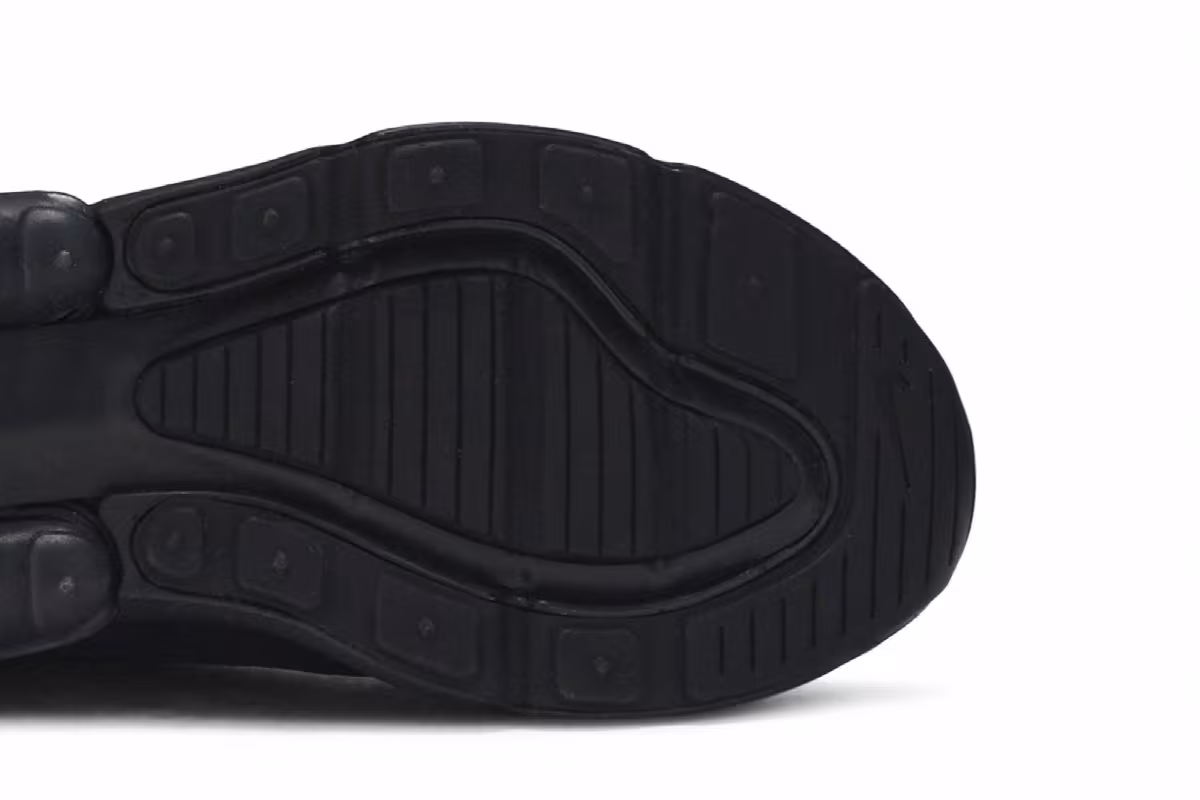 Nike Women's Air Max 270 Triple Black, view 6