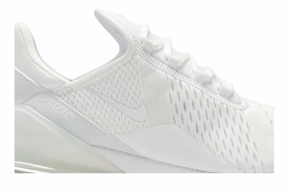 Nike Air Max 270 Triple White, view 3