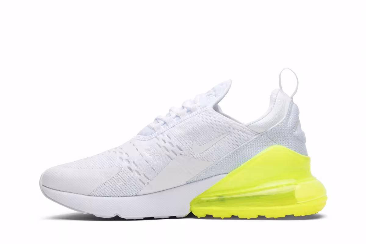 Nike Air Max 270 White Volt, view 4