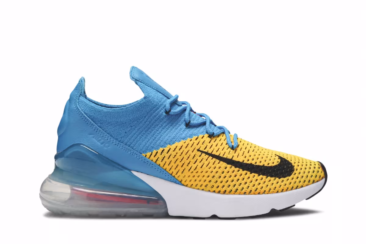 Nike Air Max 270 Flyknit Blue Orbit, view 2