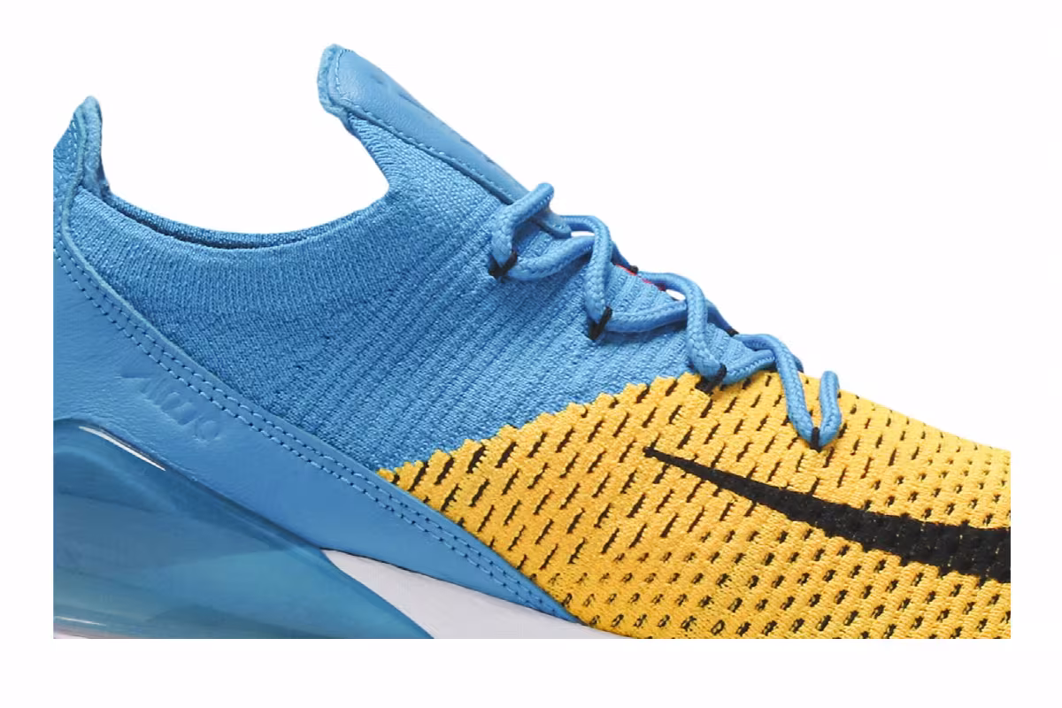 Nike Air Max 270 Flyknit Blue Orbit, view 3