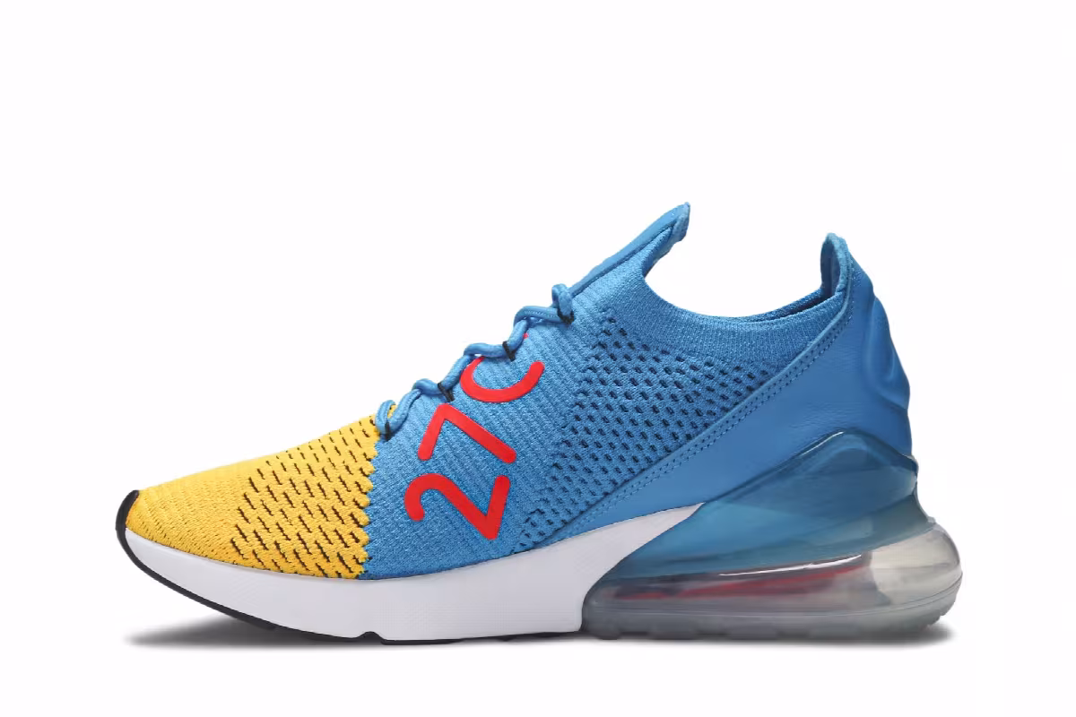 Nike Air Max 270 Flyknit Blue Orbit, view 4