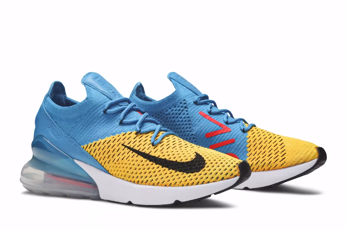 Nike Air Max 270 Flyknit Blue Orbit, view 9