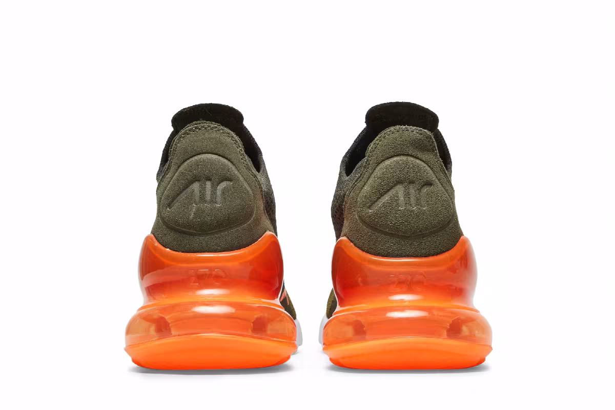 Nike Air Max 270 Flyknit Olive Flak, view 7