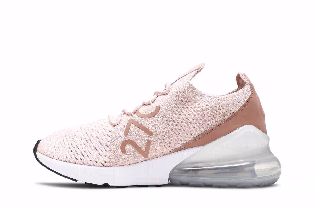 Nike Women's Air Max 270 Flyknit Guava Ice, view 4