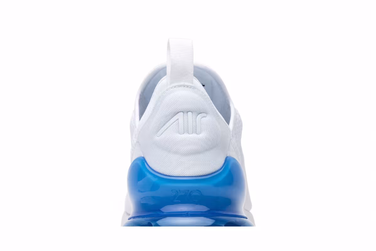 Nike Air Max 270 White Photo Blue, view 8