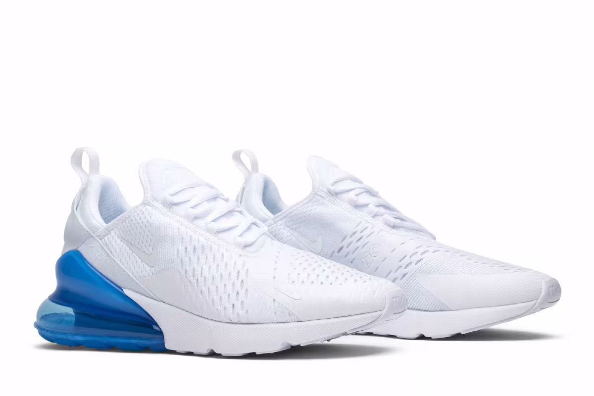 Nike Air Max 270 White Photo Blue, view 9