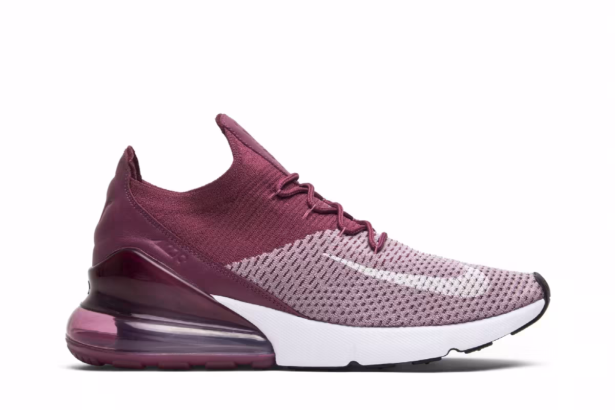 Nike Air Max 270 Flyknit Plum Fog, view 2
