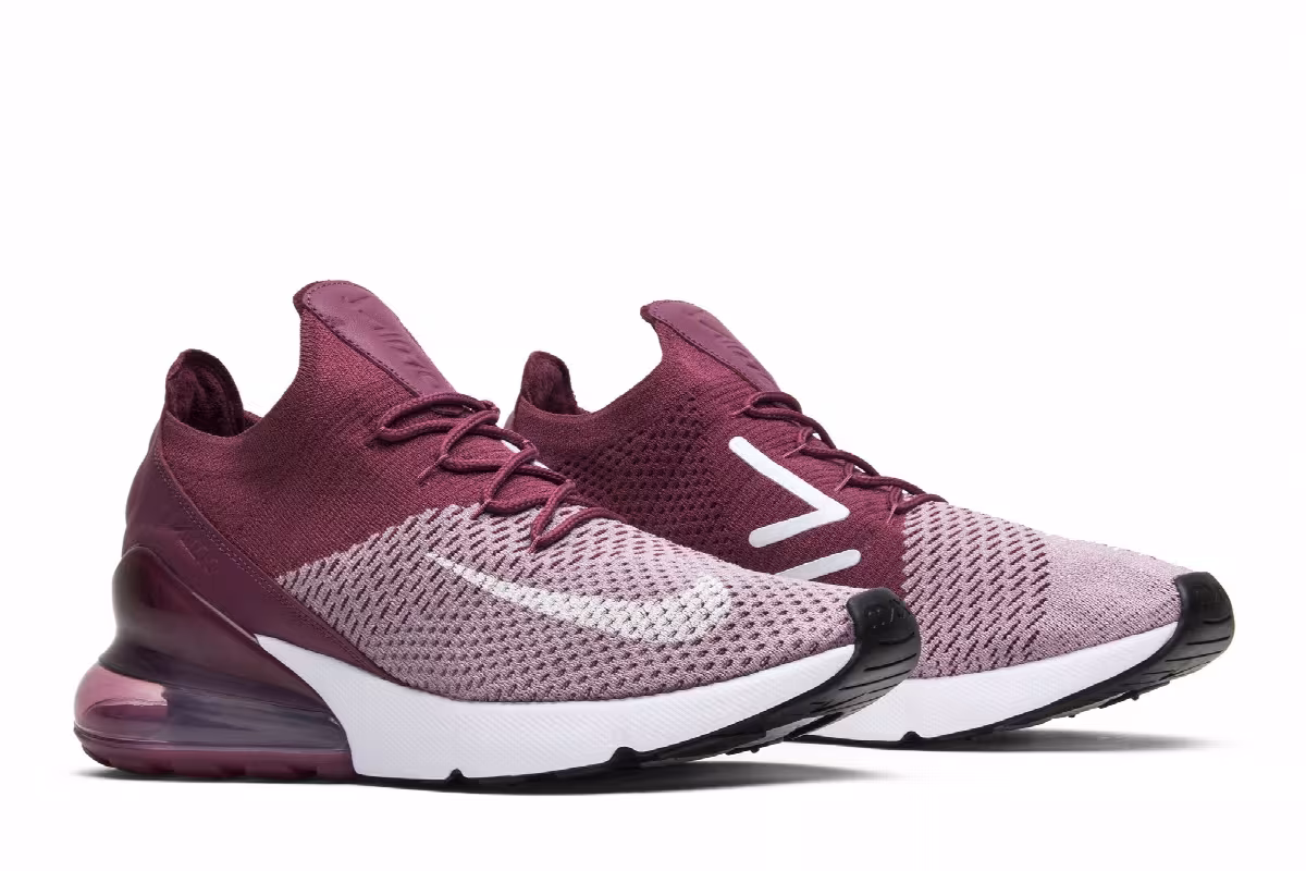Nike Air Max 270 Flyknit Plum Fog, view 9