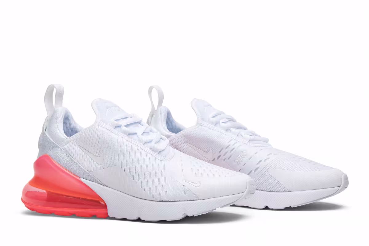 Nike Air Max 270 White Hot Punch, view 9