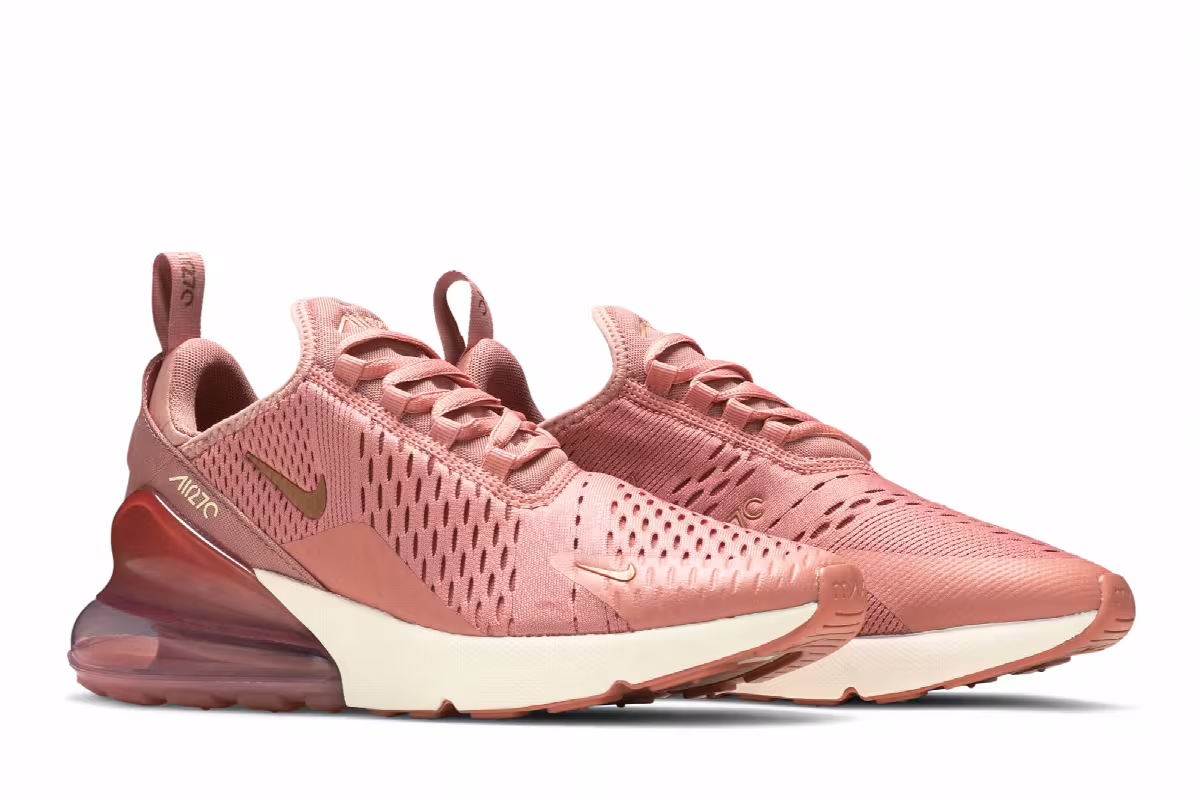 Nike Women's Air Max 270 Rust Pink, view 9