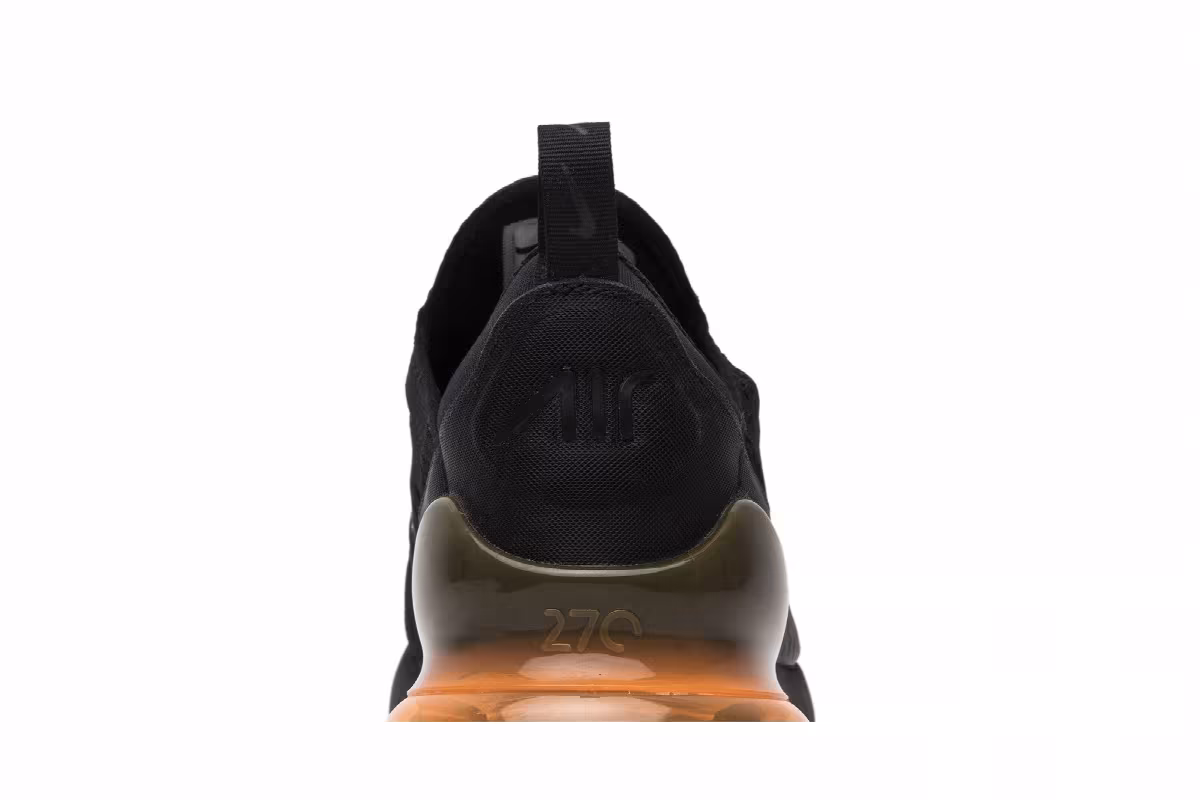 Nike Air Max 270 Black Orange, view 8