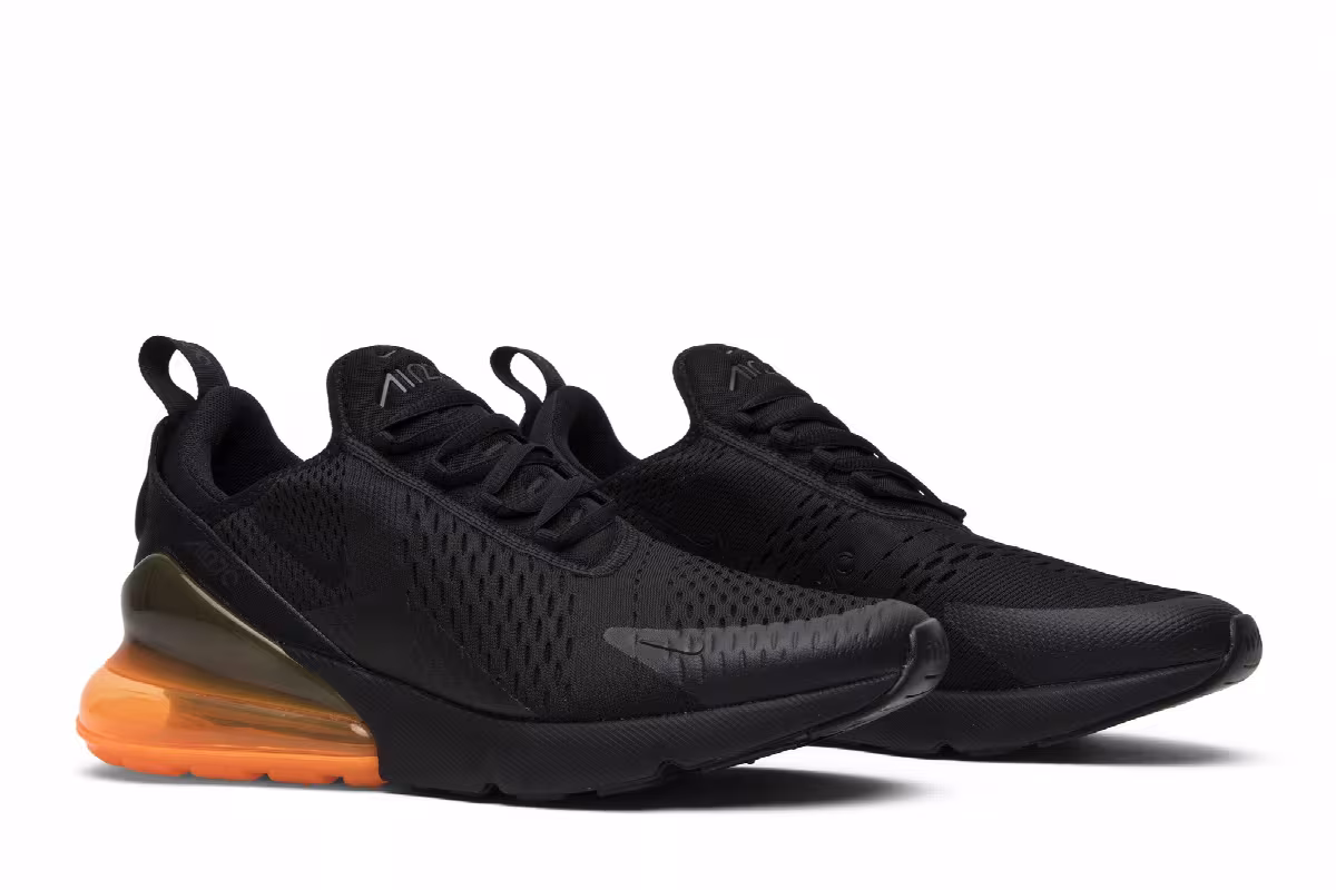 Nike Air Max 270 Black Orange, view 9