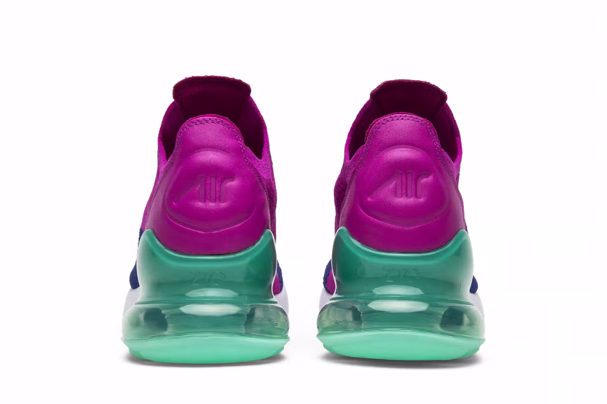 Nike Air Max 270 Flyknit Fuchsia Flash, view 7