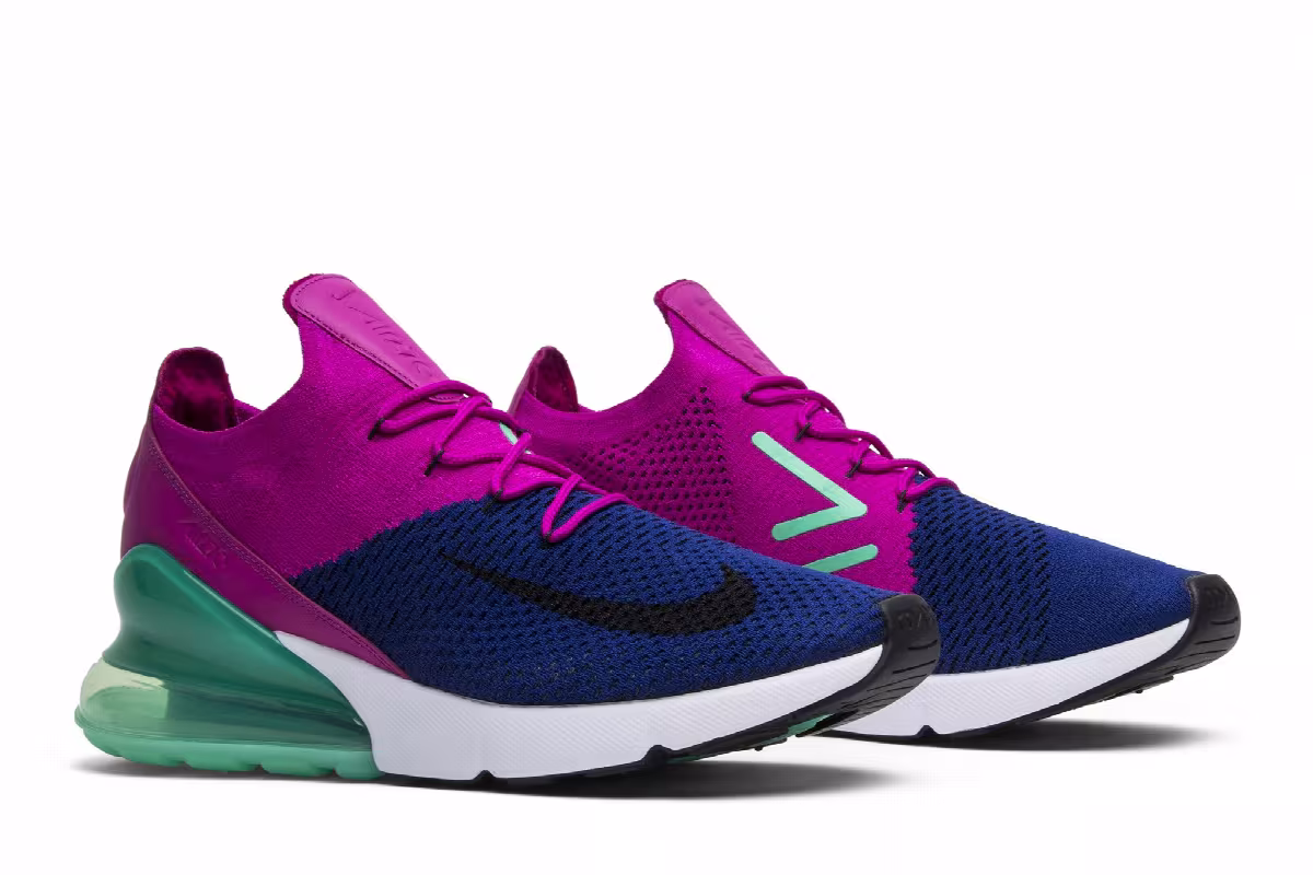 Nike Air Max 270 Flyknit Fuchsia Flash, view 9