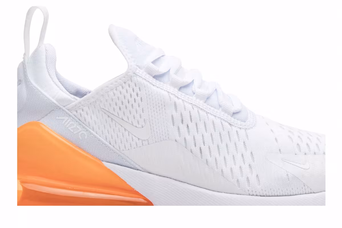 Nike Air Max 270 White Total Orange, view 3
