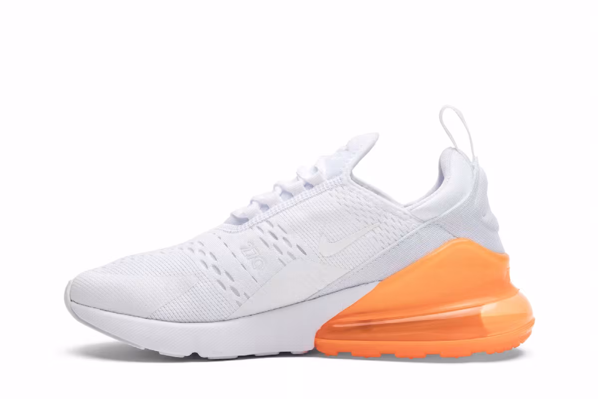 Nike Air Max 270 White Total Orange, view 4