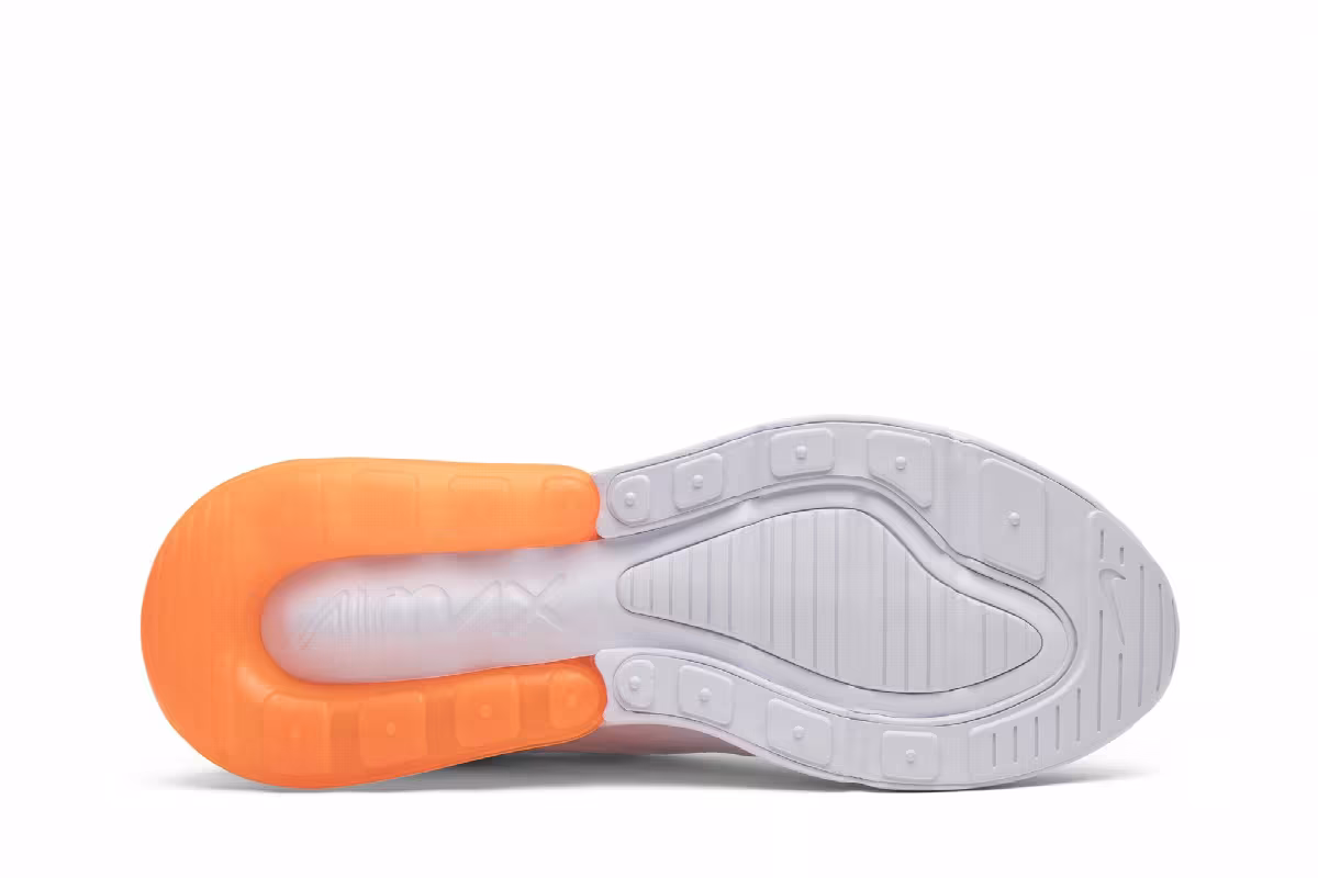 Nike Air Max 270 White Total Orange, view 5