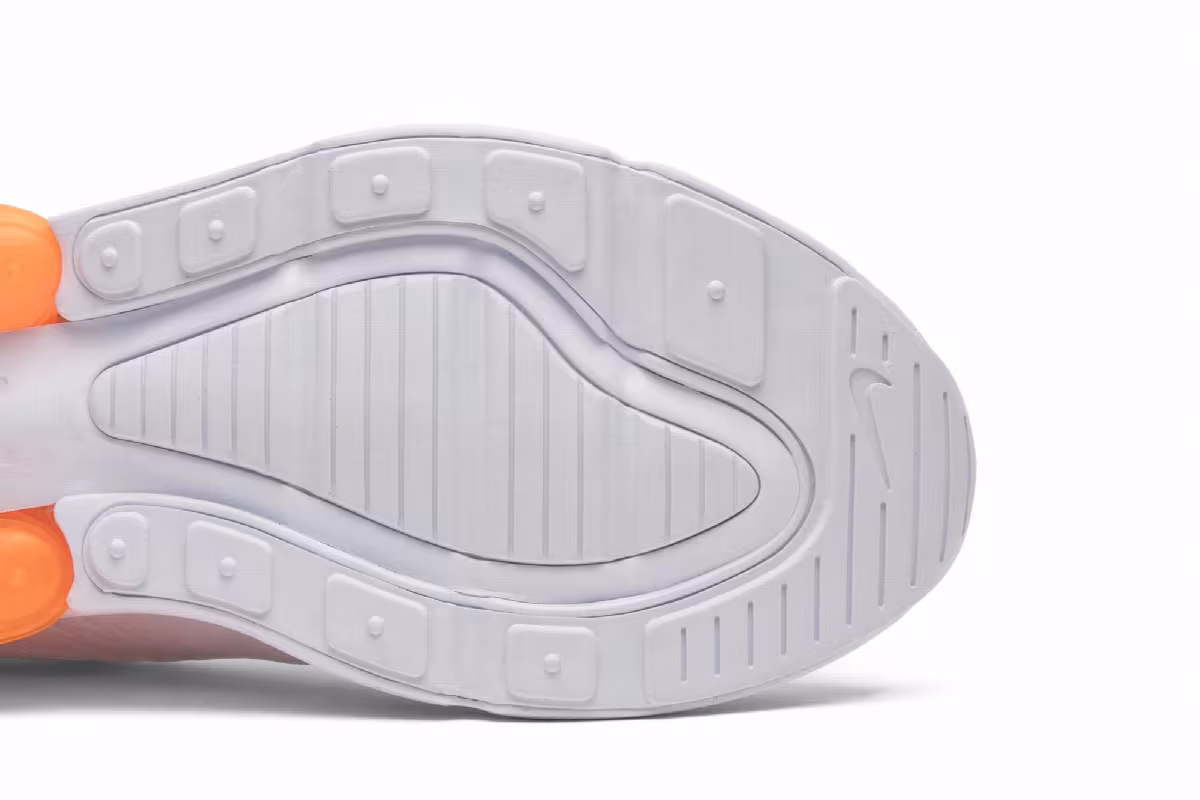 Nike Air Max 270 White Total Orange, view 6