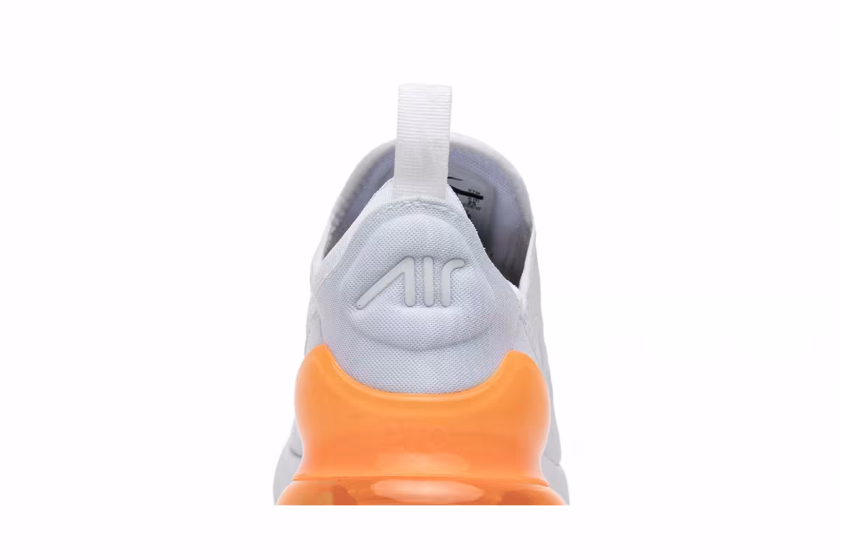 Nike Air Max 270 White Total Orange, view 8