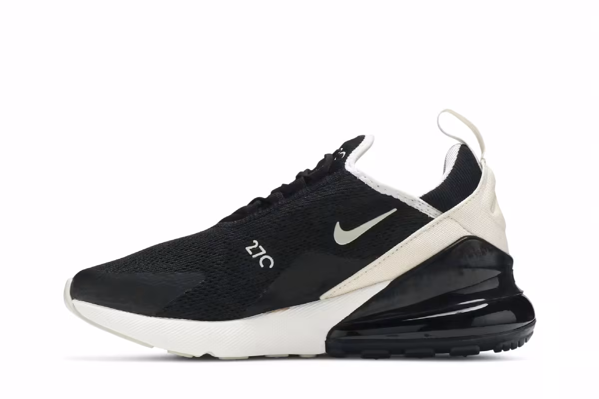 Nike Women's Air Max 270 Black Beige, view 4