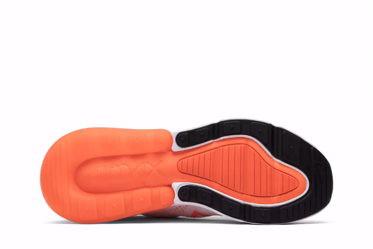 Nike Women's Air Max 270 Flyknit Crimson Pulse, view 5