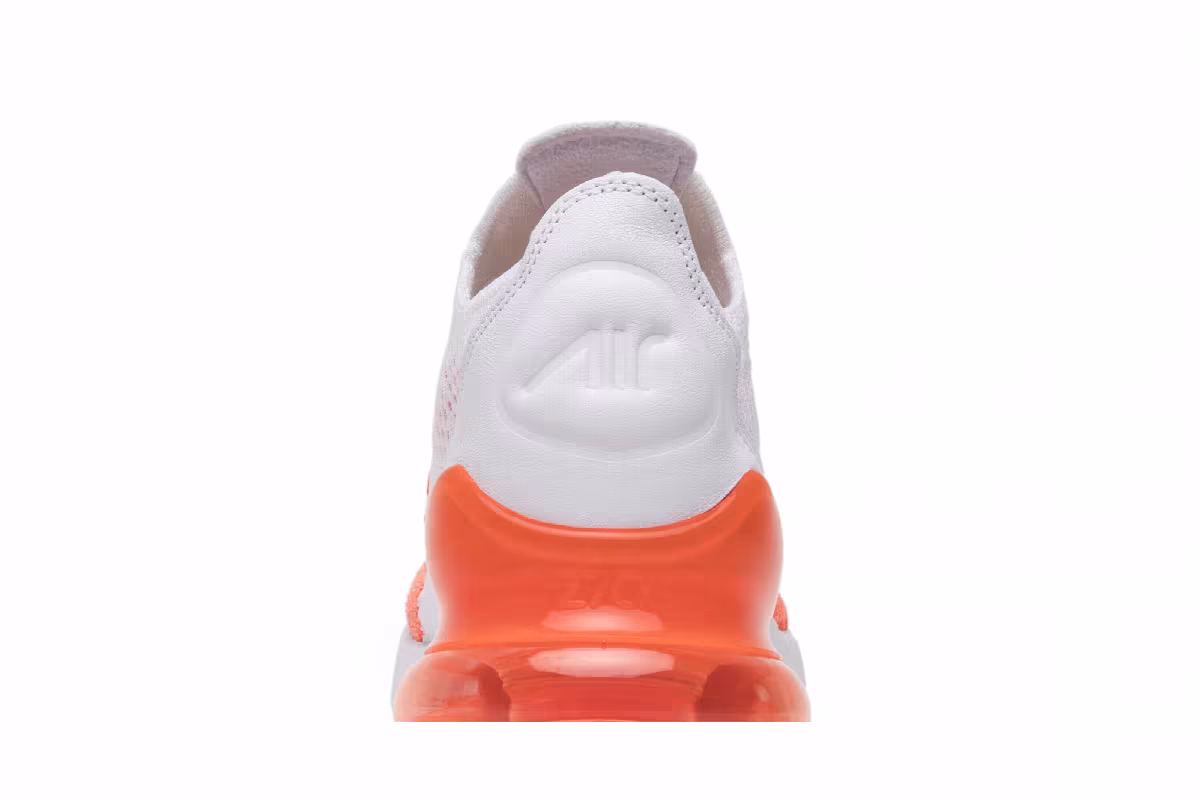 Nike Women's Air Max 270 Flyknit Crimson Pulse, view 8