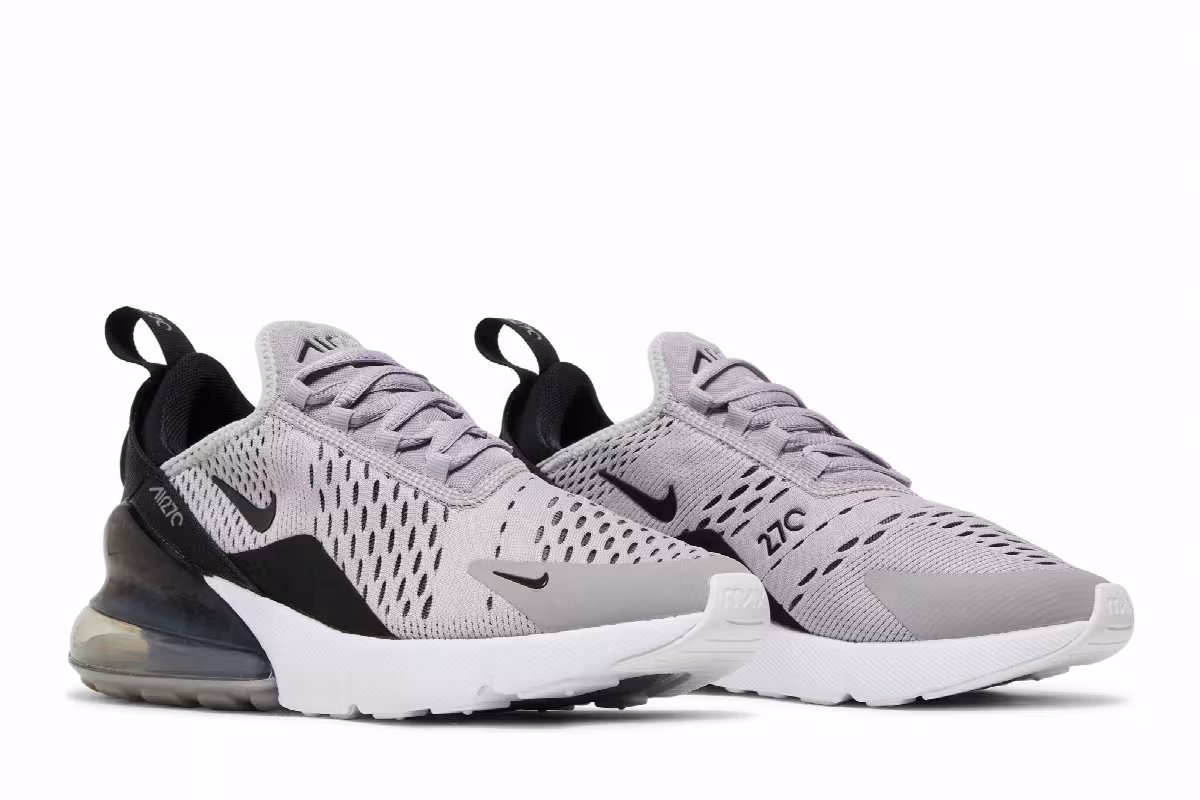 Nike Women's Air Max 270 Light Grey, view 9