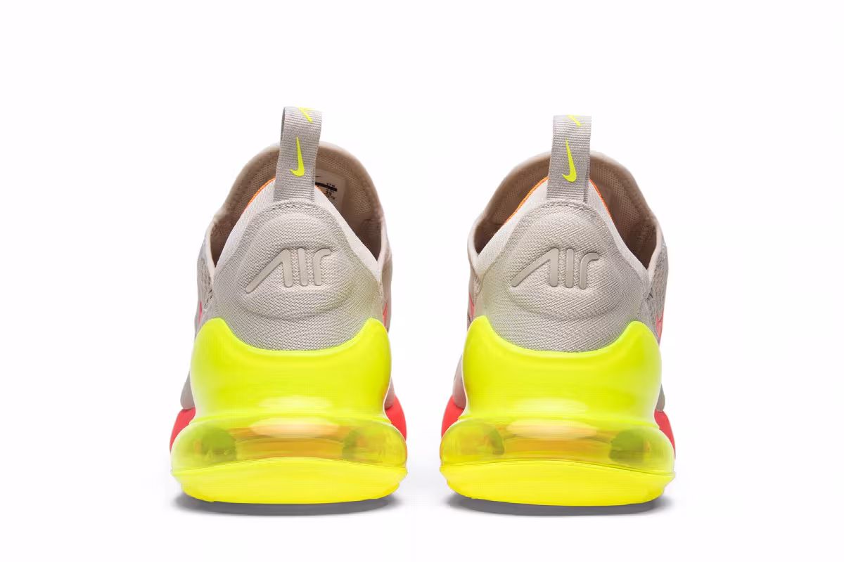 Nike Women's Air Max 270 Neon, view 7