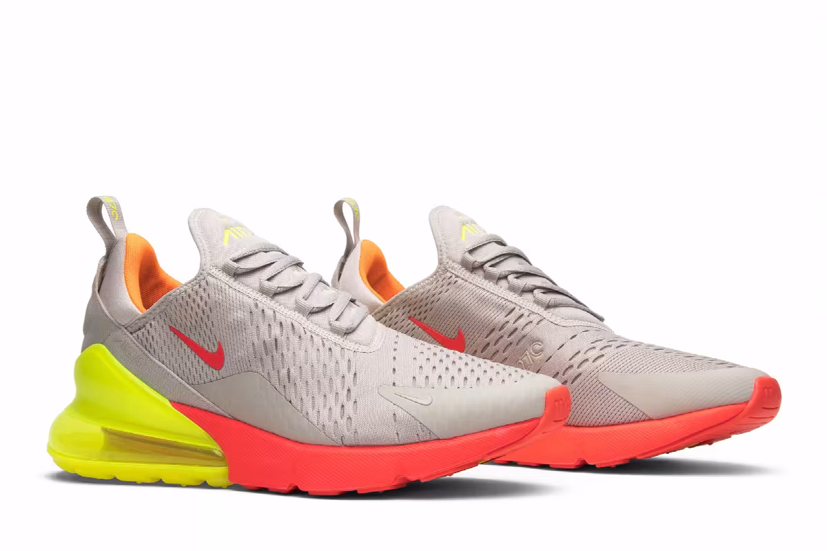 Nike Women's Air Max 270 Neon, view 9