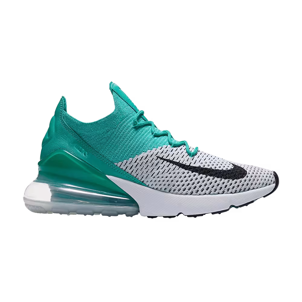 Nike Women's Air Max 270 Flyknit Clear Emerald