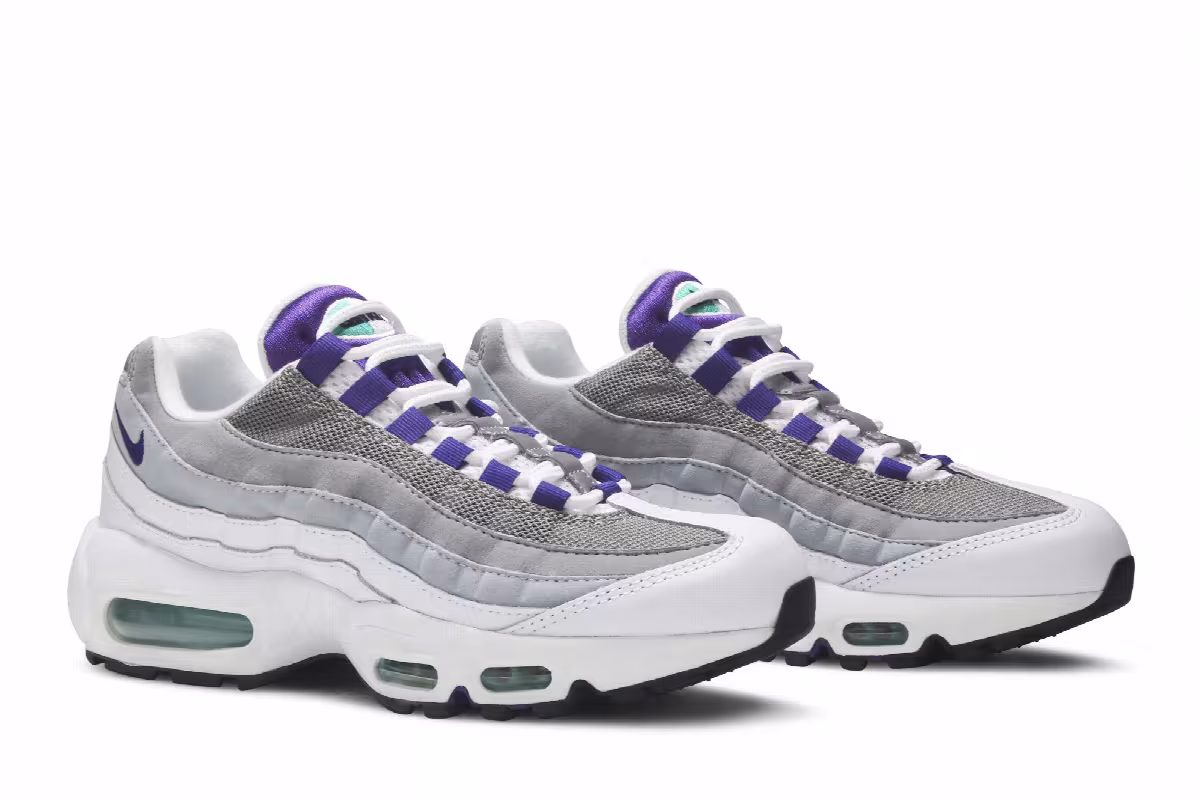 Nike Women's Air Max 95 Grape 2018, view 9