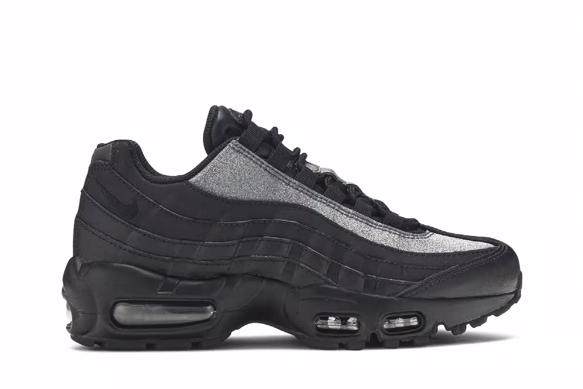 Nike Women's Air Max 95 Premium Black, view 2