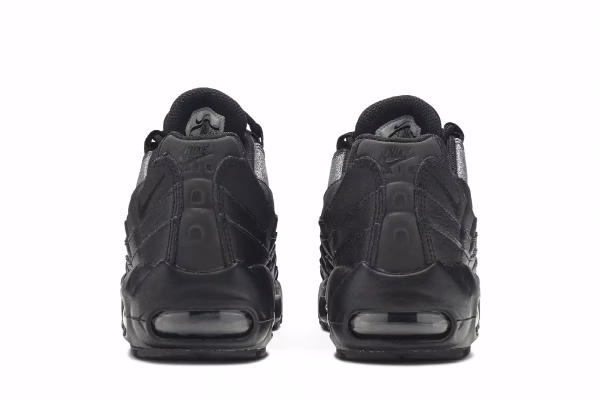 Nike Women's Air Max 95 Premium Black, view 7