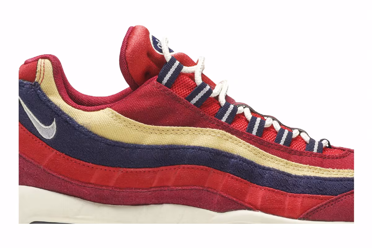 Nike Air Max 95 Premium Red Crush, view 3