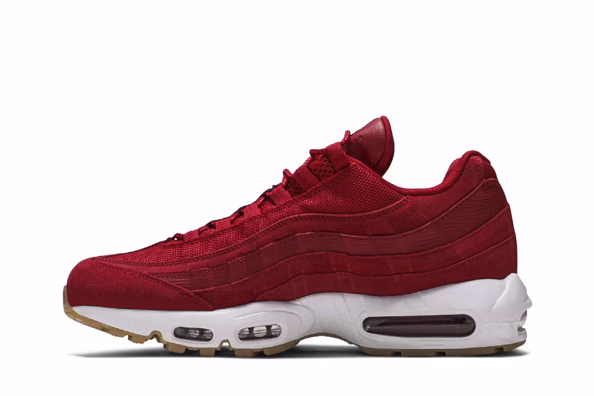 Nike Air Max 95 Premium Gym Red, view 4