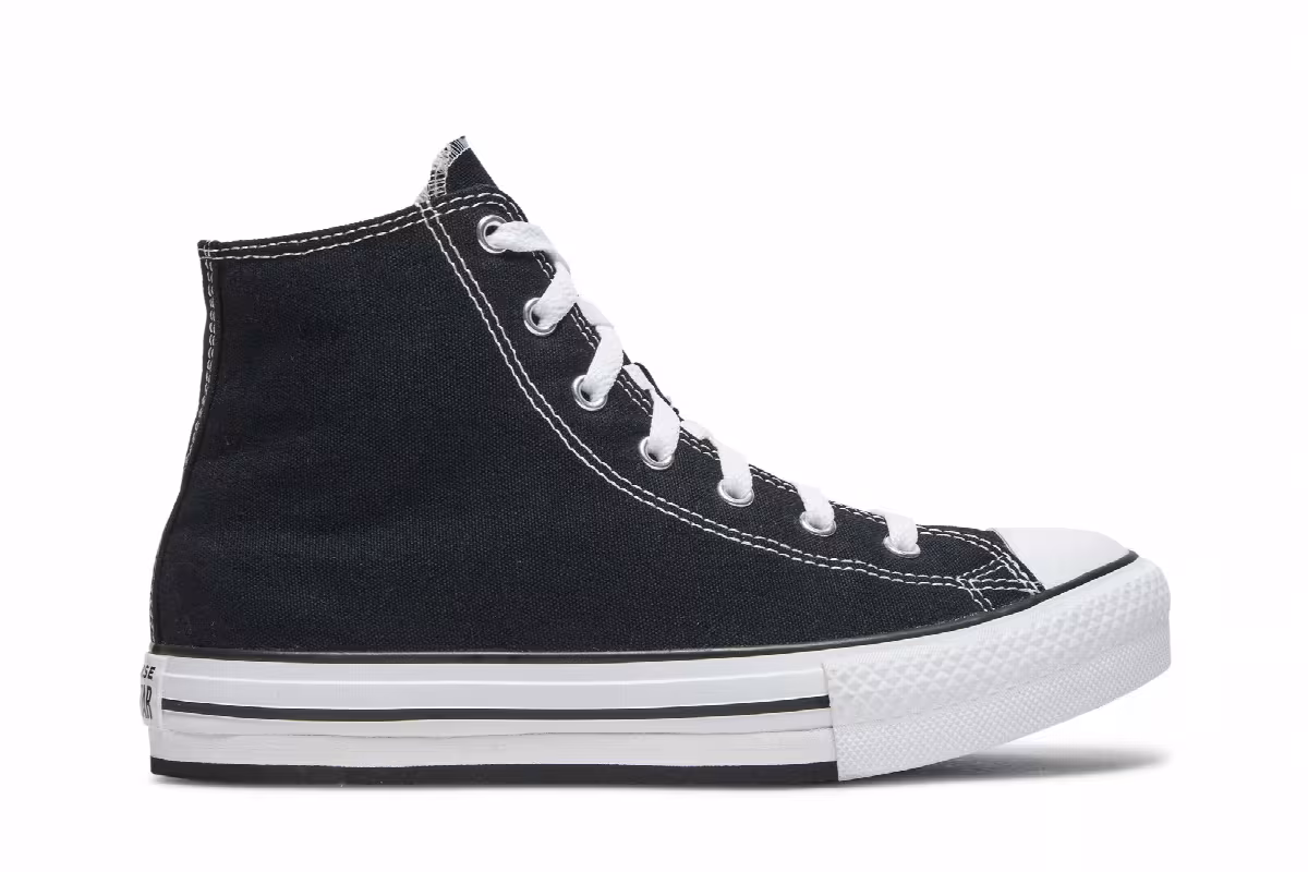 Converse Chuck Taylor All Star EVA Lift Platform High GS Black, view 2