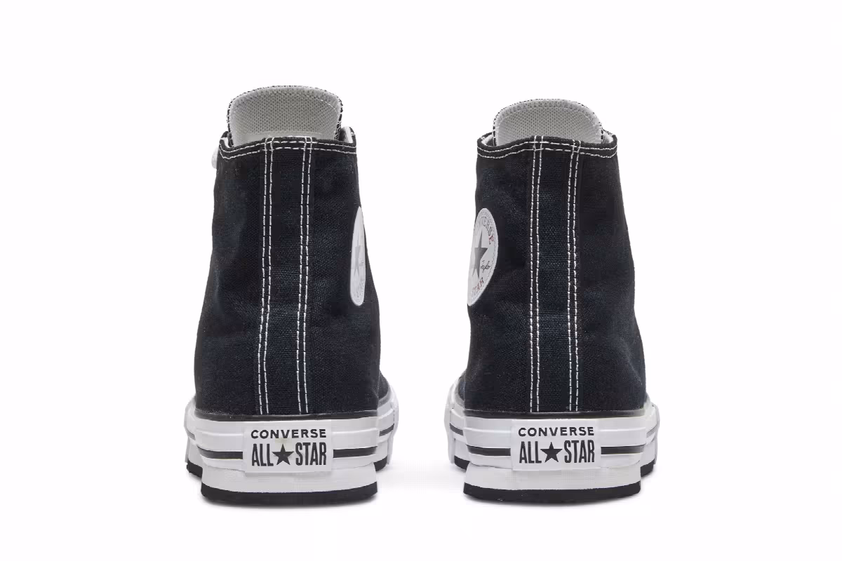Converse Chuck Taylor All Star EVA Lift Platform High GS Black, view 7