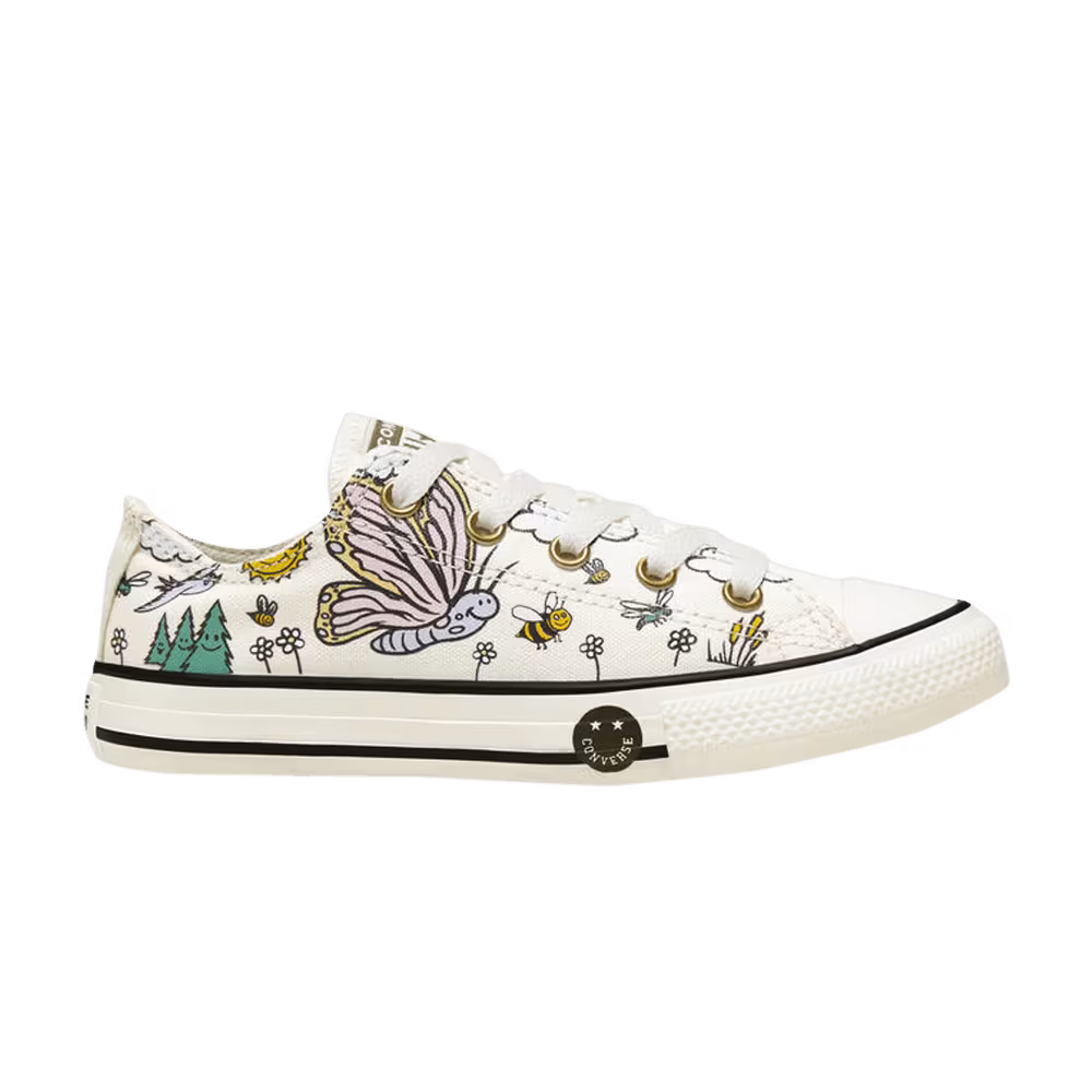 Converse Chuck Taylor All Star Low GS Summer Camp - Vintage White