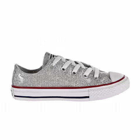 Converse Chuck Taylor All Star Low GS 'Silver Glitter'