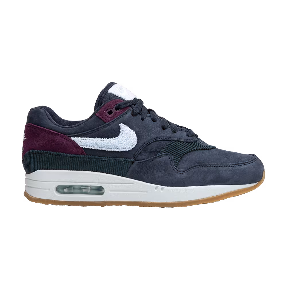 Nike Air Max 1 Premium Dark Obsidian, Crepe Pack