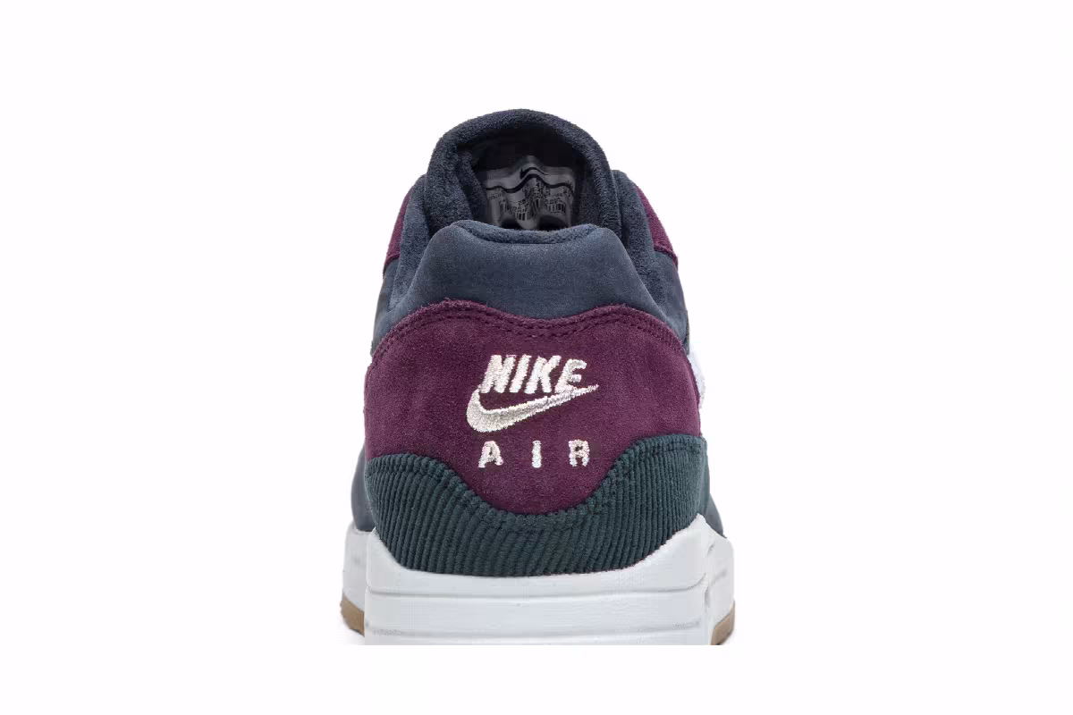 Nike Air Max 1 Premium Dark Obsidian, Crepe Pack, view 8