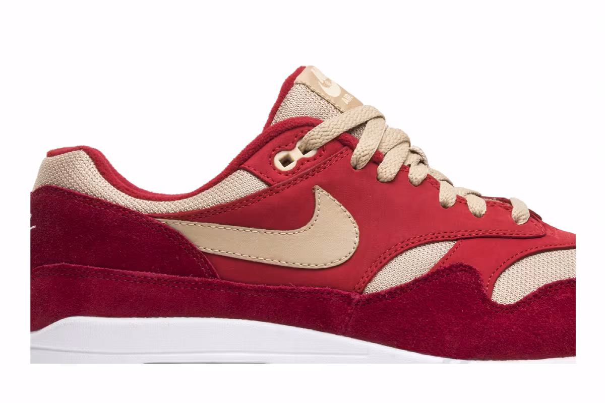 Nike Air Max 1 Premium Red Curry, view 3