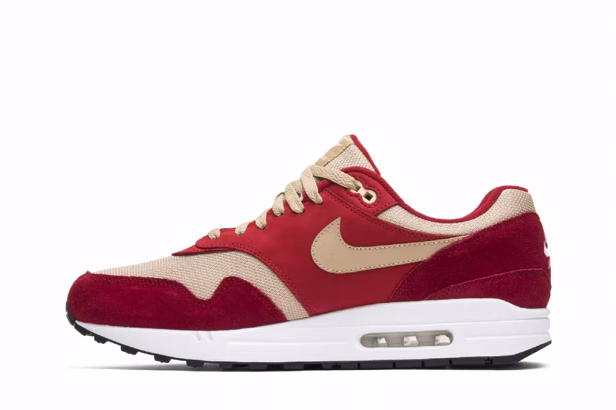 Nike Air Max 1 Premium Red Curry, view 4