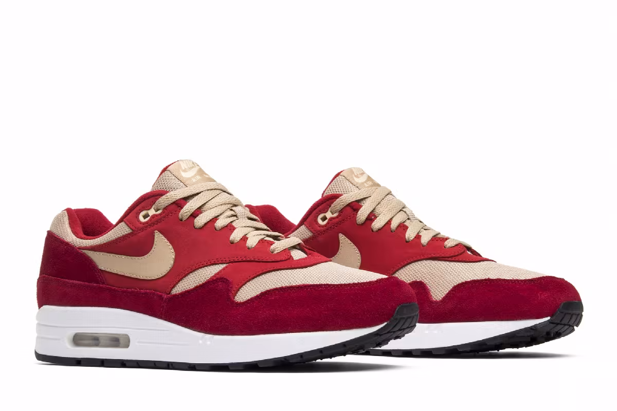 Nike Air Max 1 Premium Red Curry, view 9