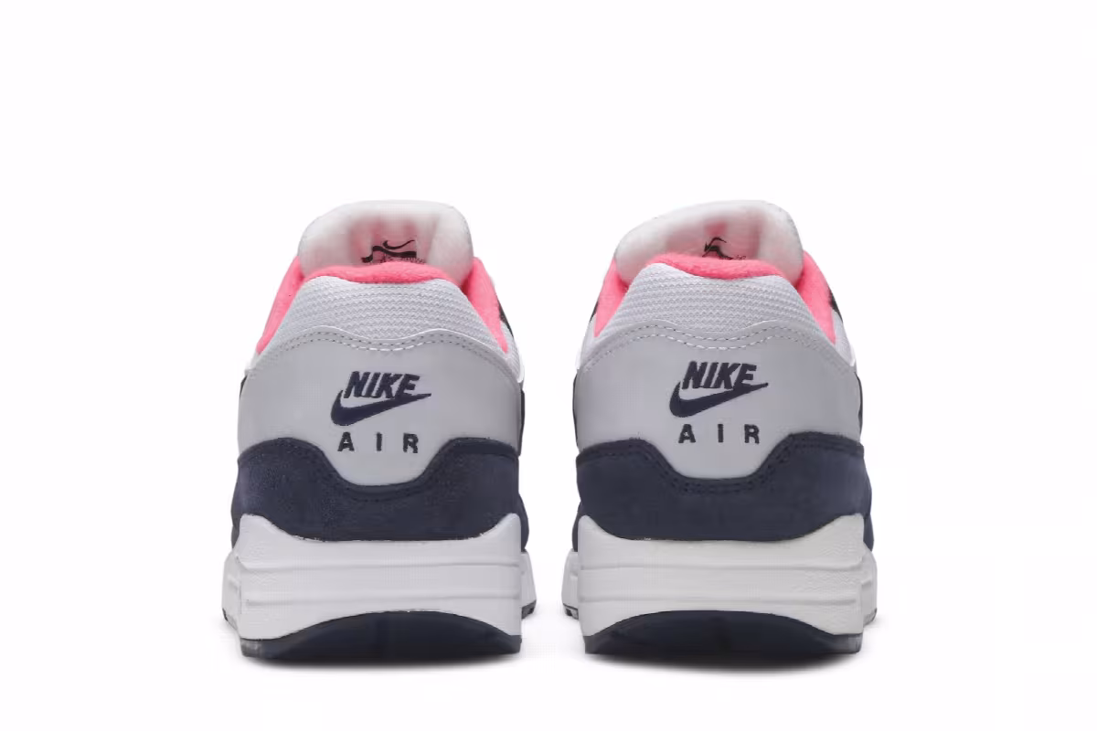 Nike Women's Air Max 1 Midnight Navy Pink, view 7
