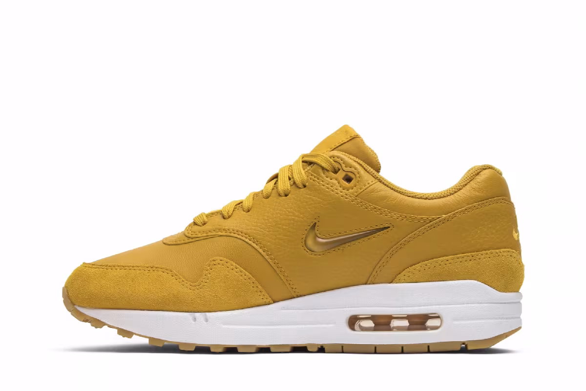 Nike Women's Air Max 1 Premium SC Jewel Mineral Yellow, view 4