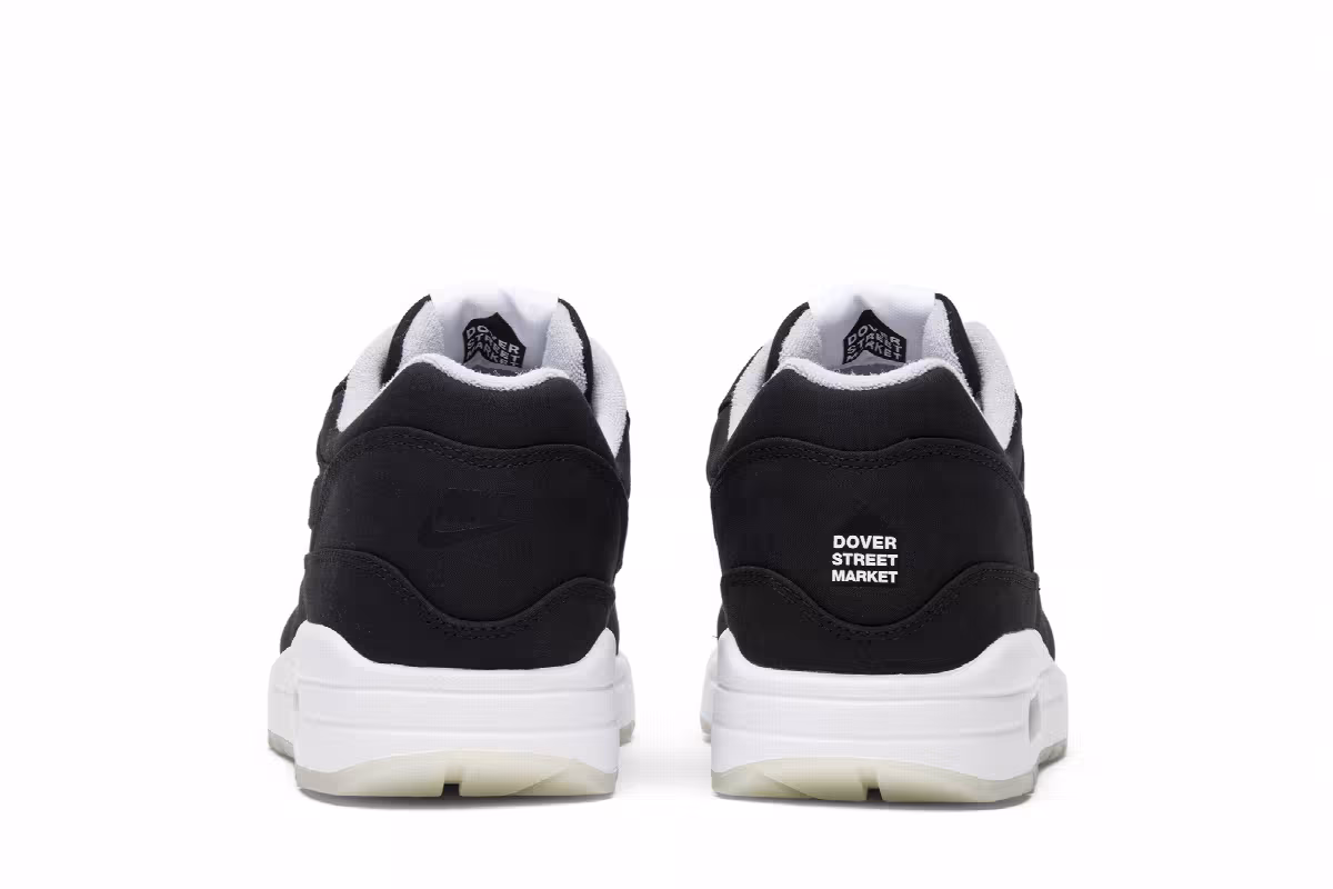 Dover Street Market x NikeLab Air Max 1 Black, view 7