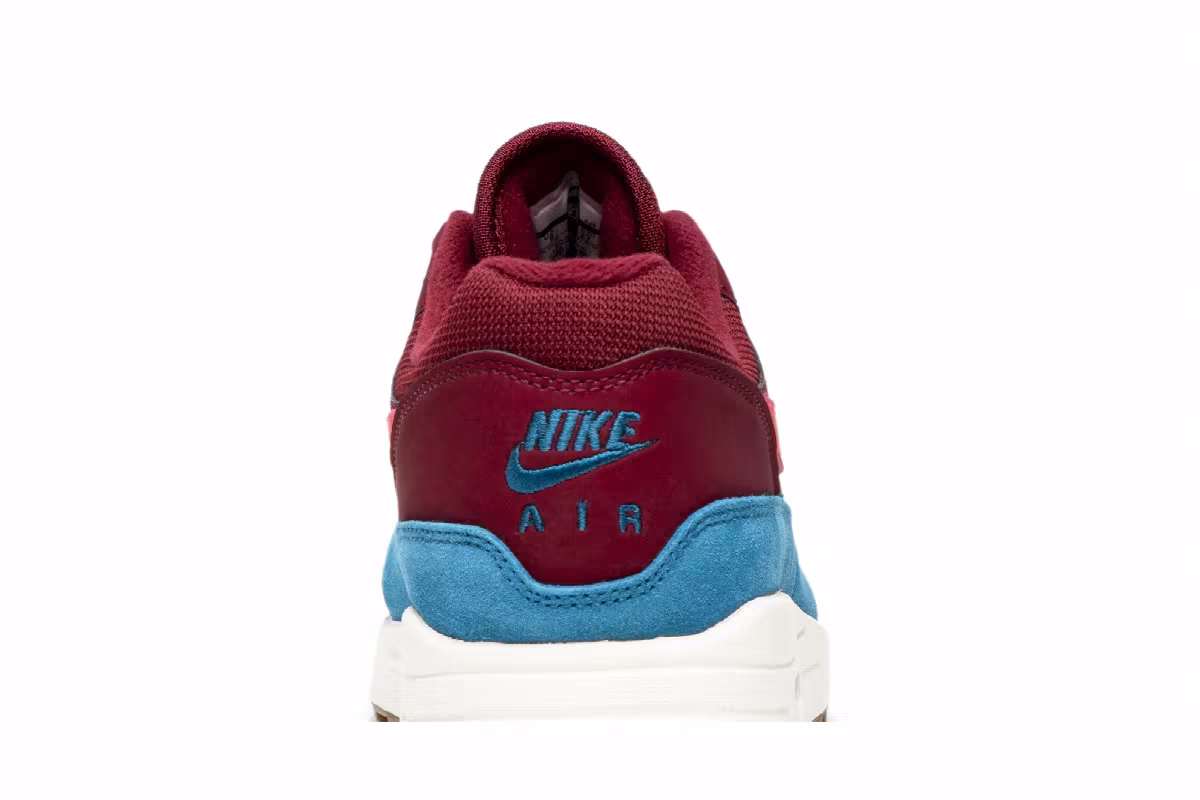 Nike Air Max 1 Burgundy Teal, view 8
