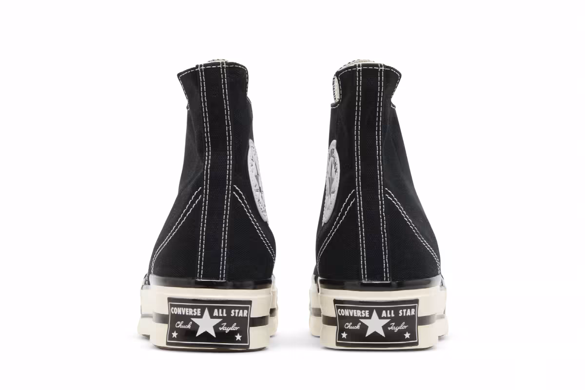 Converse Chuck 70 Plus High Black White, view 7